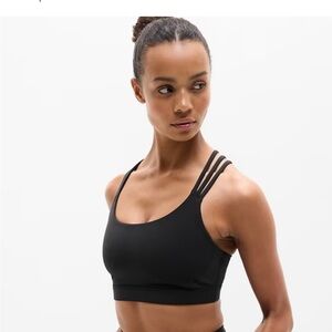 Athleta Longline Strappy Sports Bra